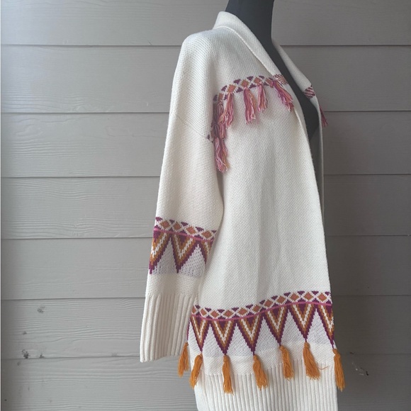 Matilda Jane Women's Gingersnap Open Cream Cardigan, Size S - Picture 5 of 9